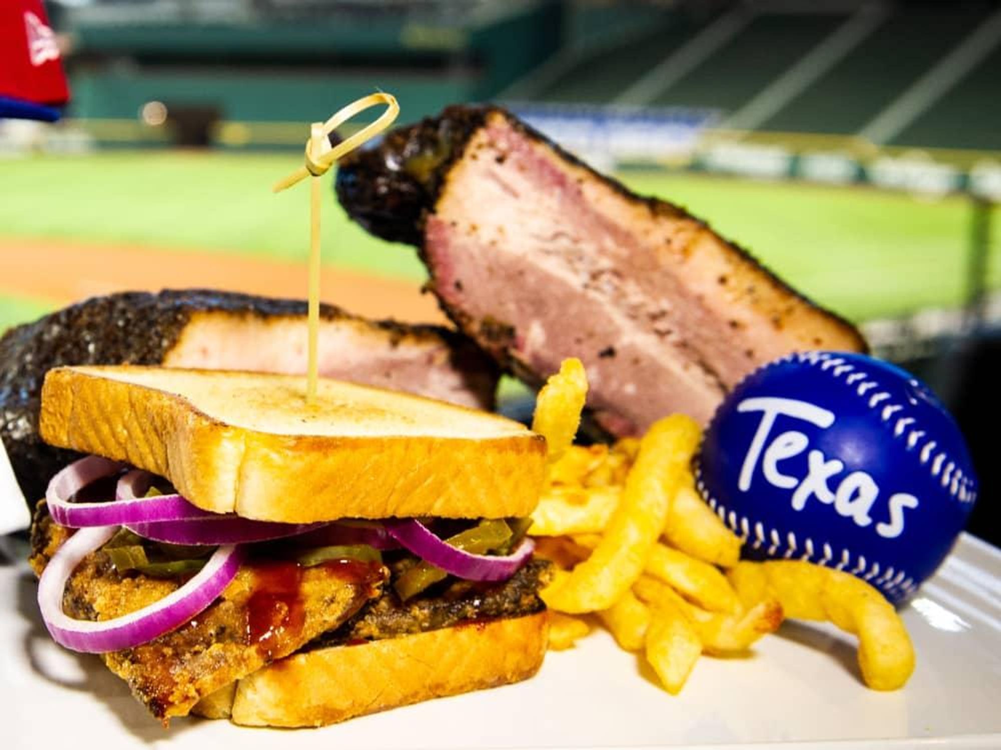 globe life field ballpark food