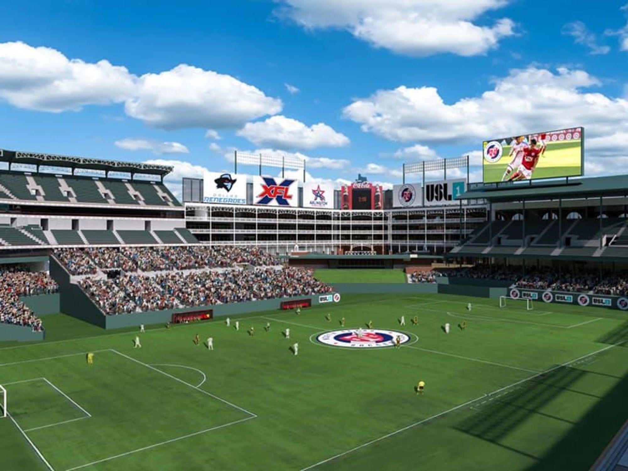 Officials expect to see Arlington's Choctaw Stadium 'full' after gaining  space in redevelopment
