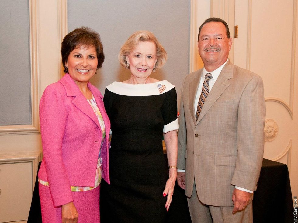 Gloria Campos, Yvonne Crum, Richard Marquez, Motherhood Luncheon