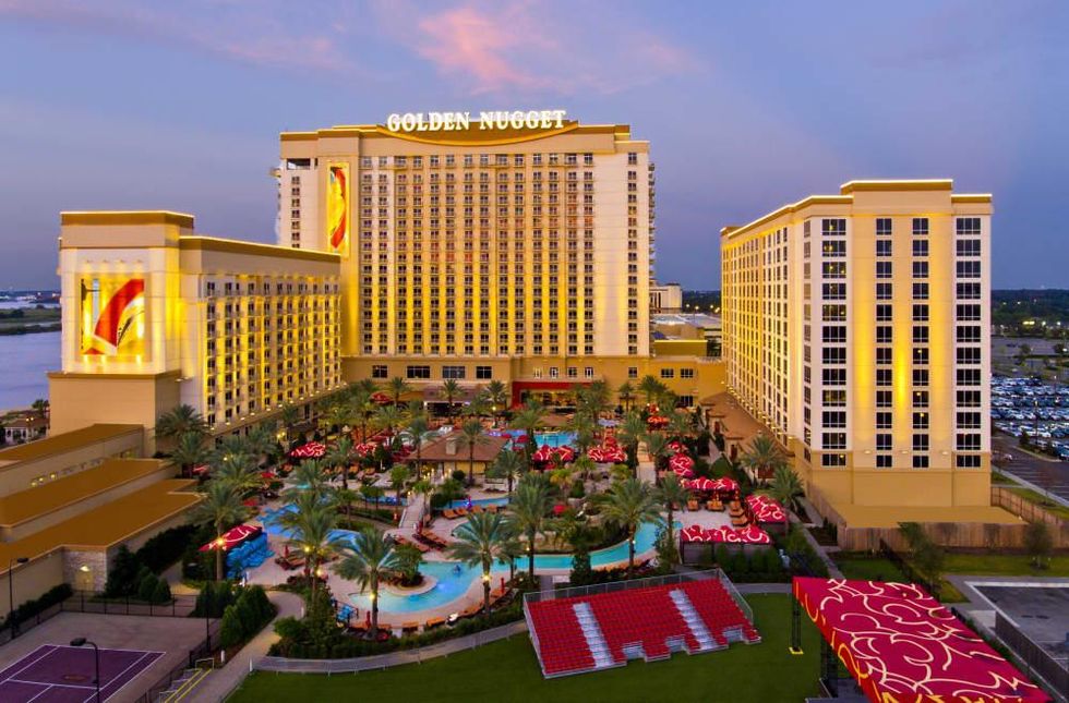 Golden Nugget hotel pool exterior