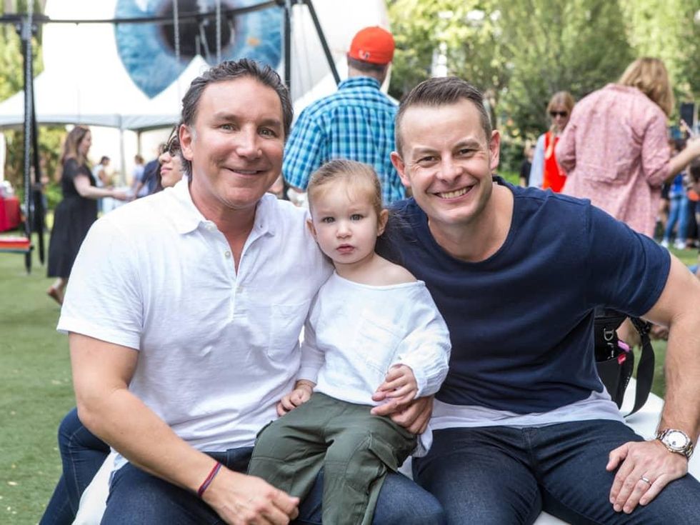 Gonzalo Bueno, Alicia Bueno-McCray, Michael McCray, Puppies in the Park 2017