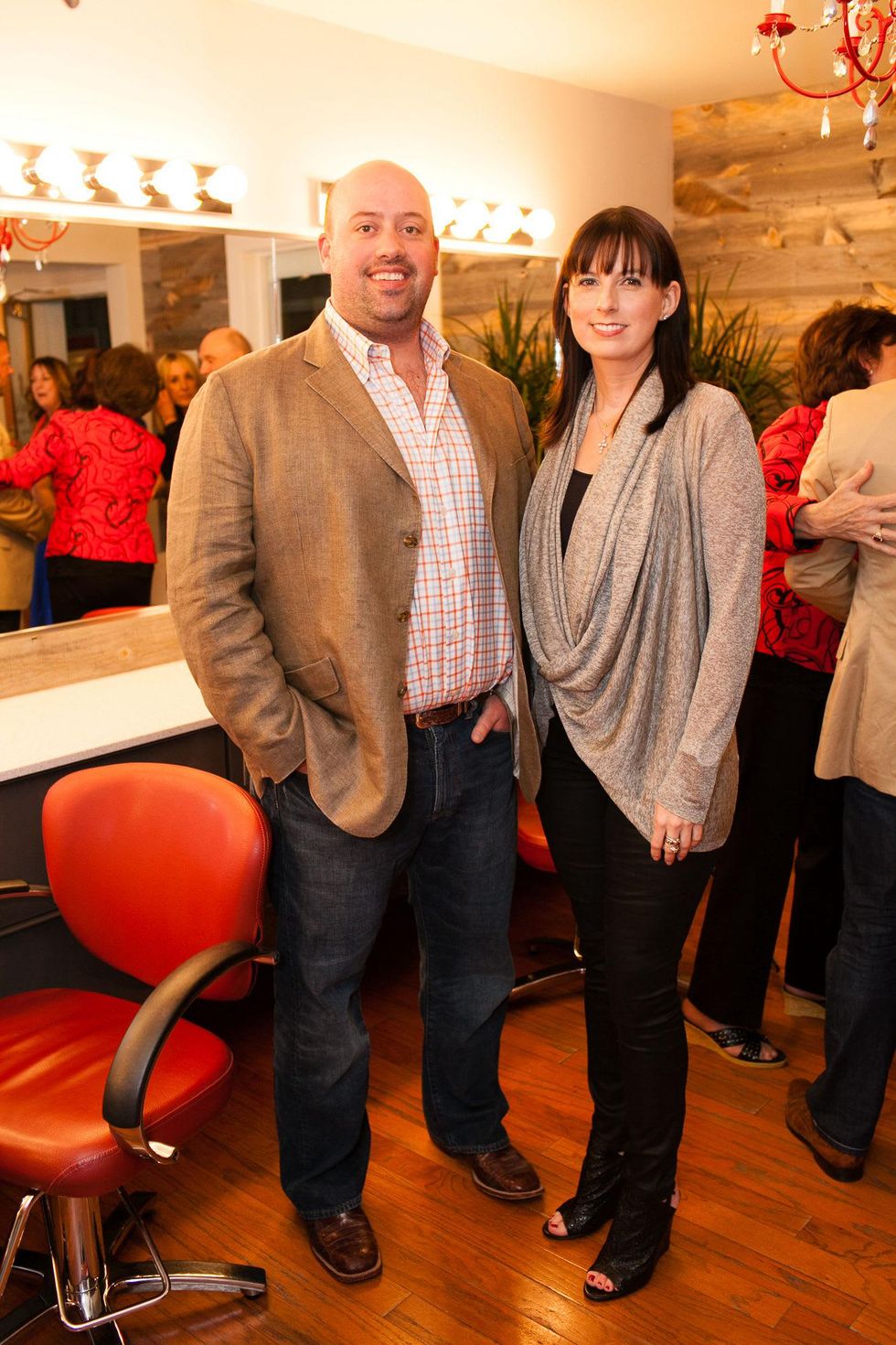 Gordon Morriss, Jessica Riley at Dear Clark Launch Party