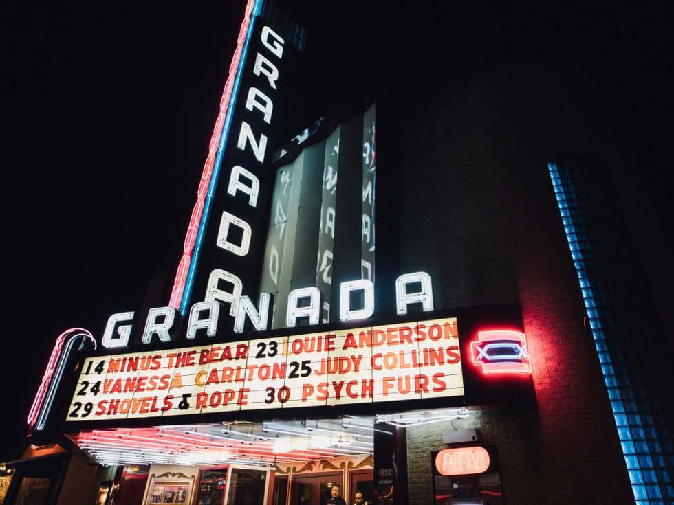 Granada Theater marquee