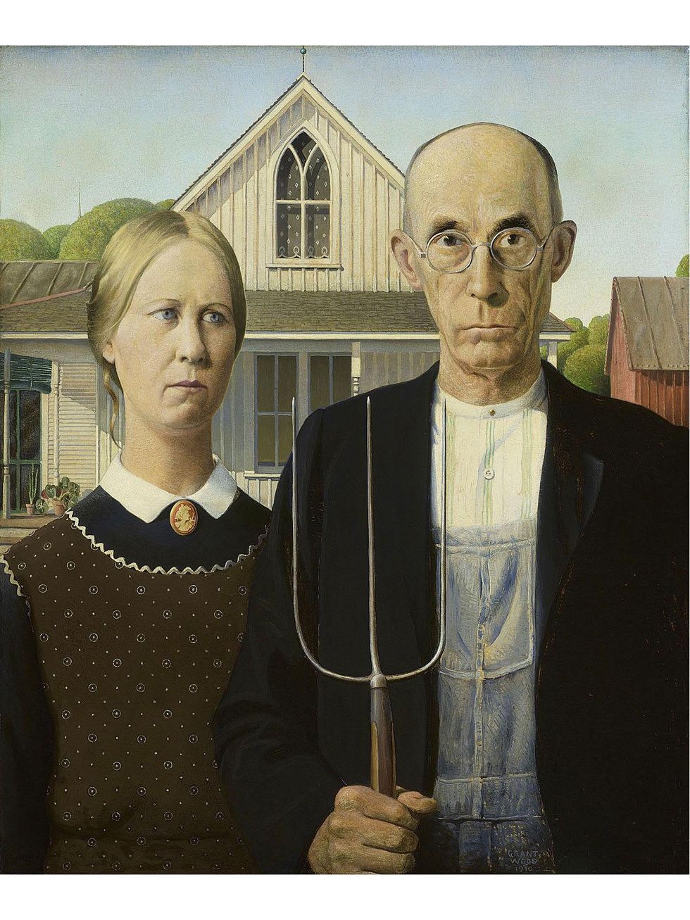 Grant Wood's American Gothic