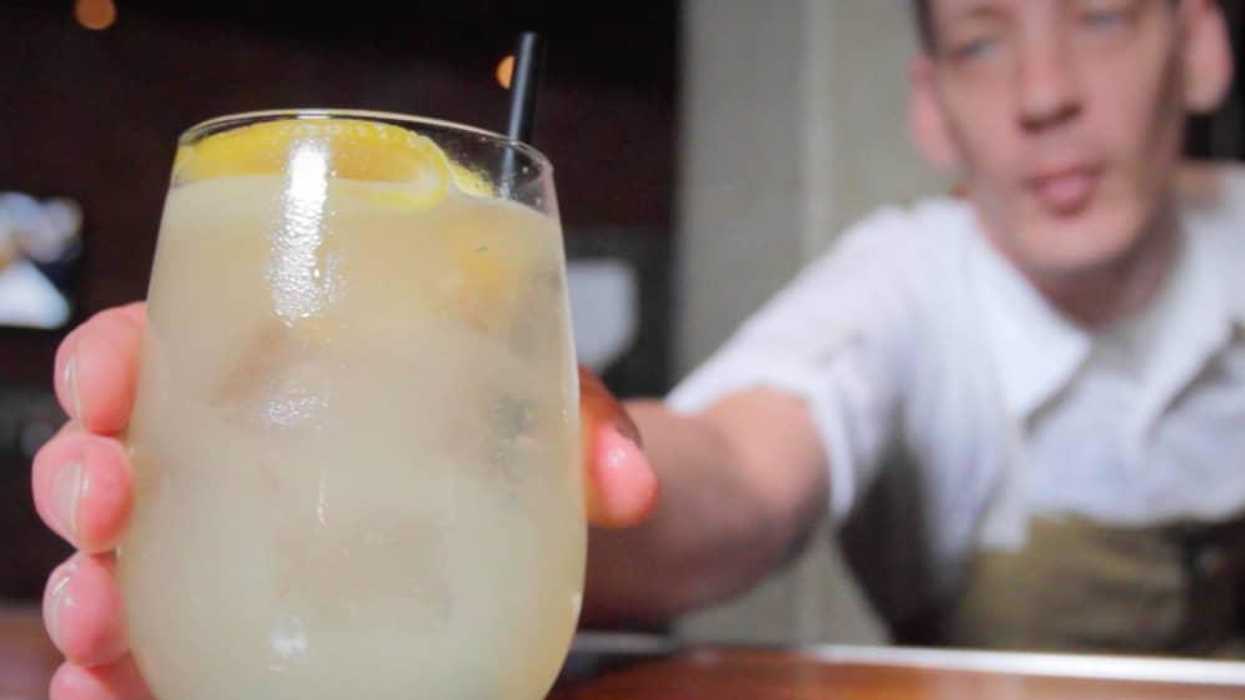 Grapefruit rickey at Thirteen Pies in Fort Worth