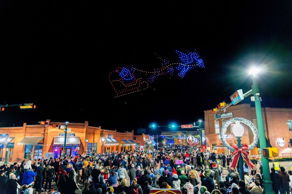 Grapevine Christmas drone show