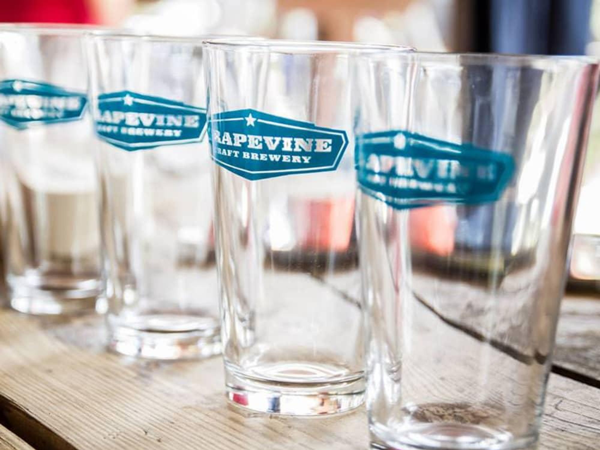 Grapevine Craft Brewery glasses