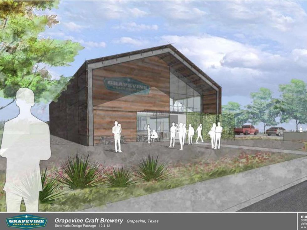 Grapevine Craft Brewery Rendering