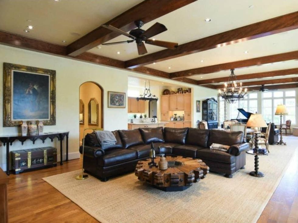 Great room at 12258 Creek Forest Dr. in Dallas