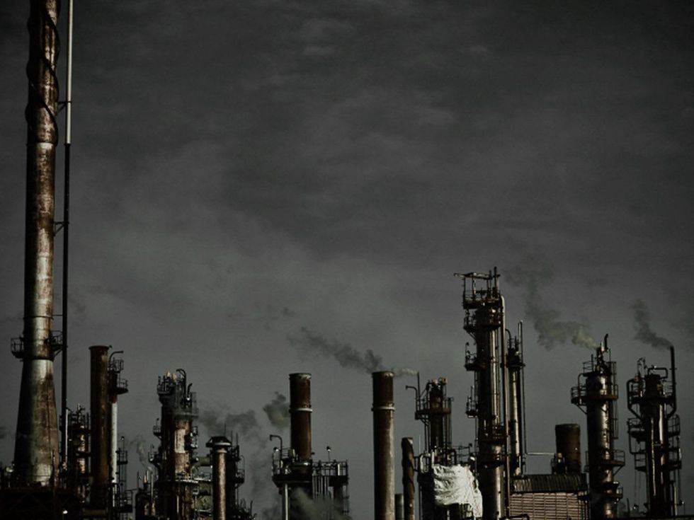 Greedy Lying Bastards, smoke stacks