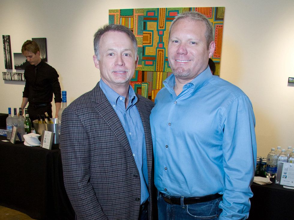 Greg Cave, Duane Ransdell at Black Tie Sponsor Kick-Off