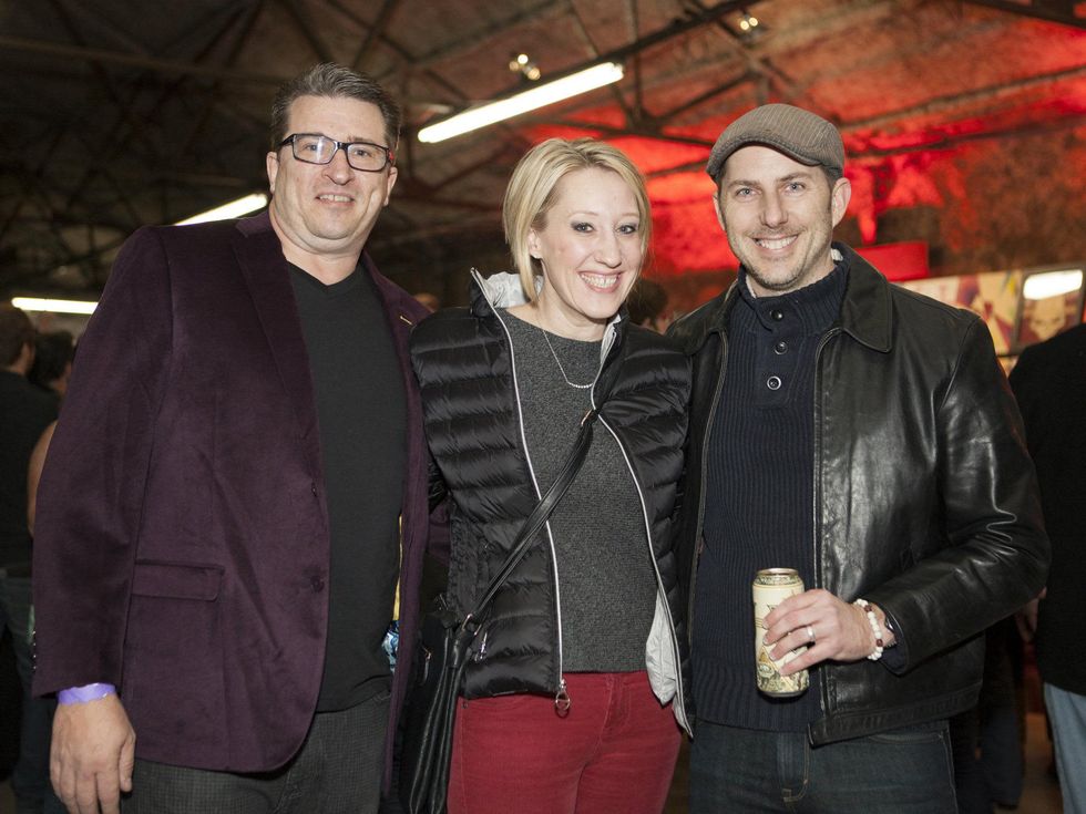 Greg Lawrence, Jenny Altick Lawrence, Tim Langford at Art Con X