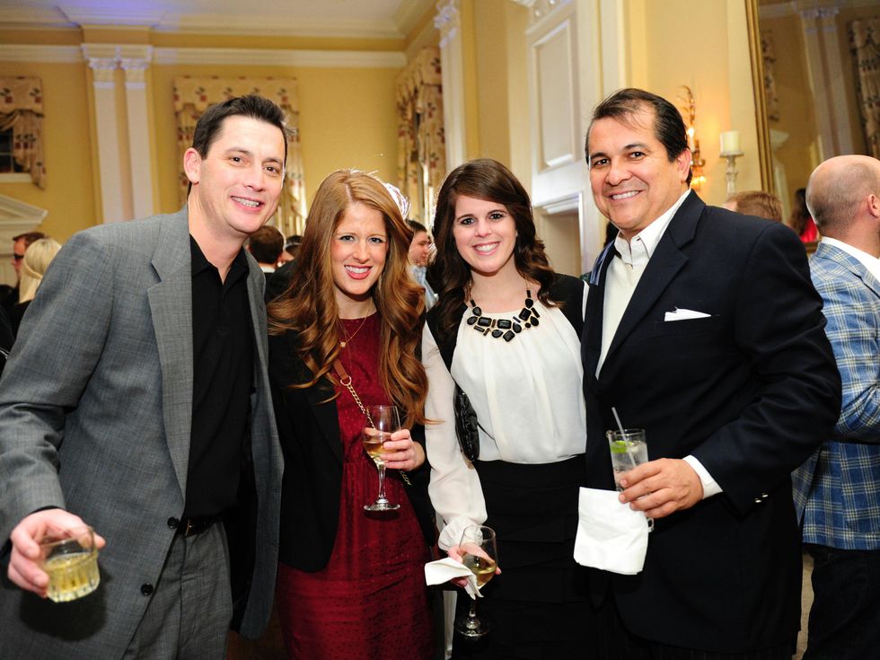 Greg Mykytyn, Molly Ridgway, Linda McDonough, Marcus Duron, LPJC Winter Membership Party