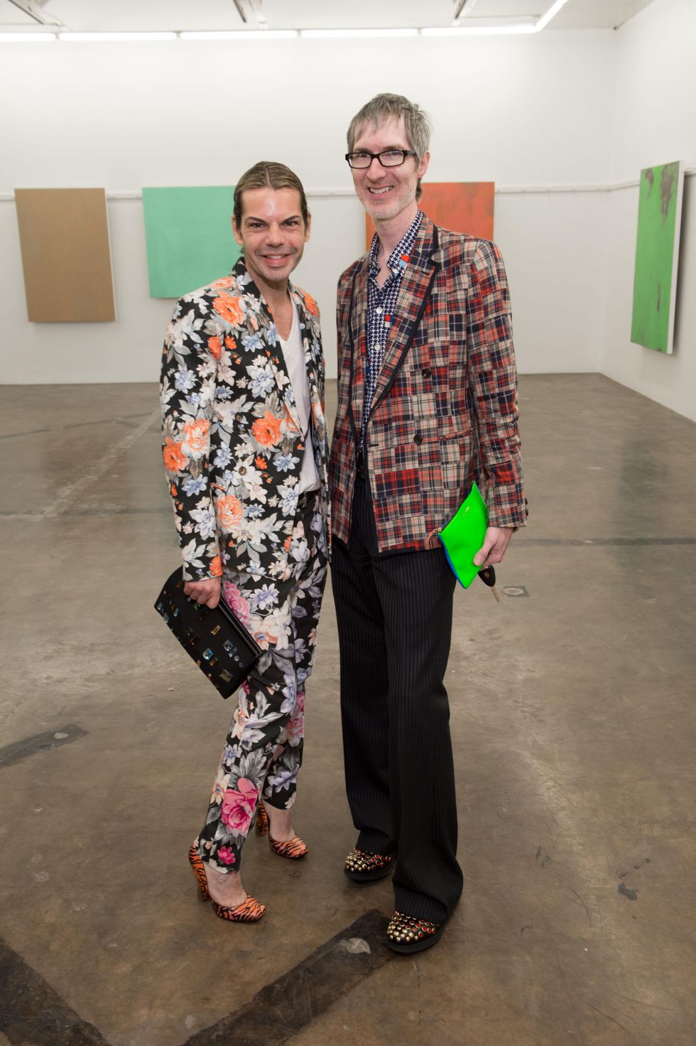 Gregg Asher, David Martin at Dan Rees Opening Reception