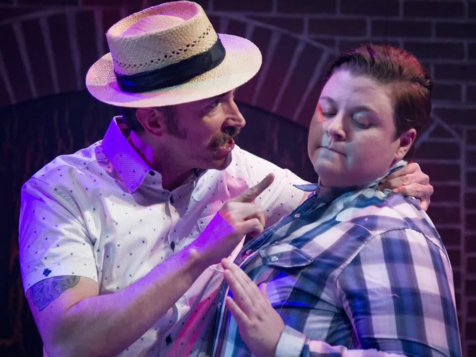 Gregory Lush and Kelsey Leigh Ervi in Hit the Wall