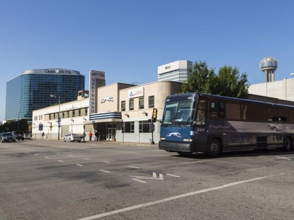 Greyhound bus station