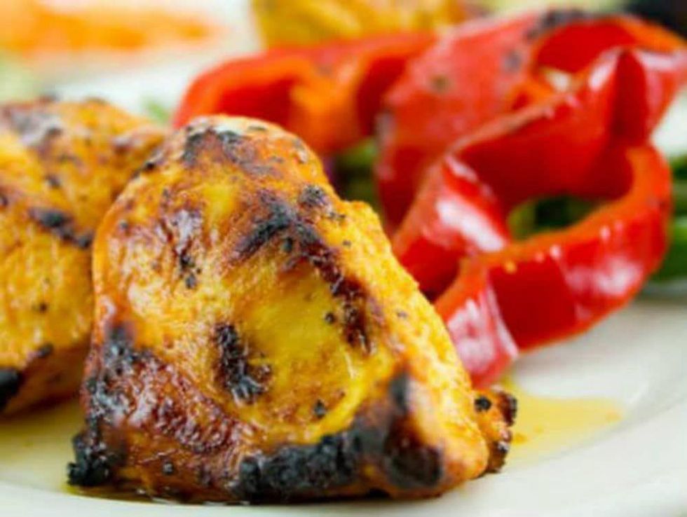 Grilled chicken tapas at Cafe Izmir in Dallas