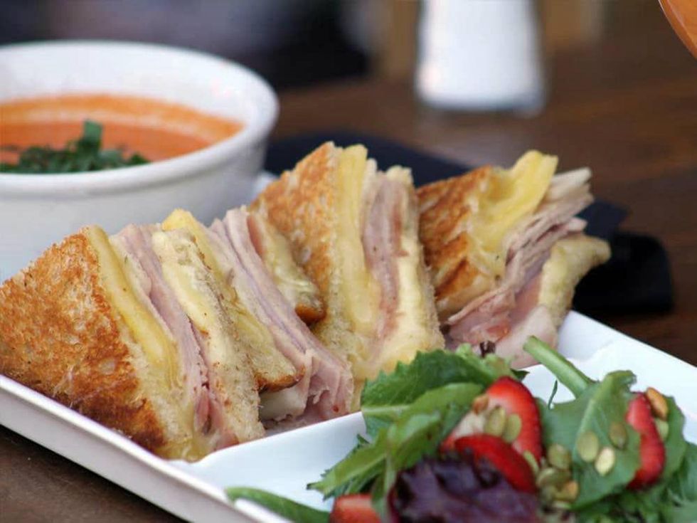 Grown-up grilled cheese at Nick & Sam's Grill in Dallas