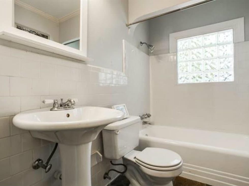 Guest bathroom at 6051 Penrose Ave. in Dallas