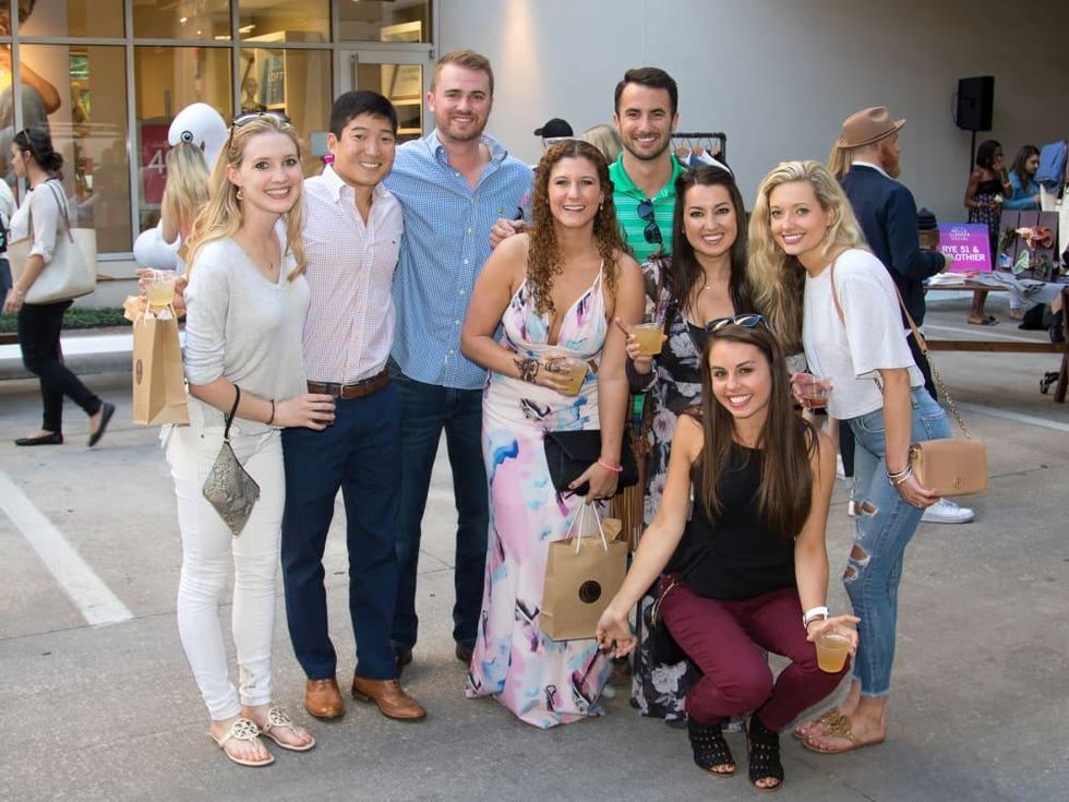 Guests having fun at the Hello Summer Social 2017