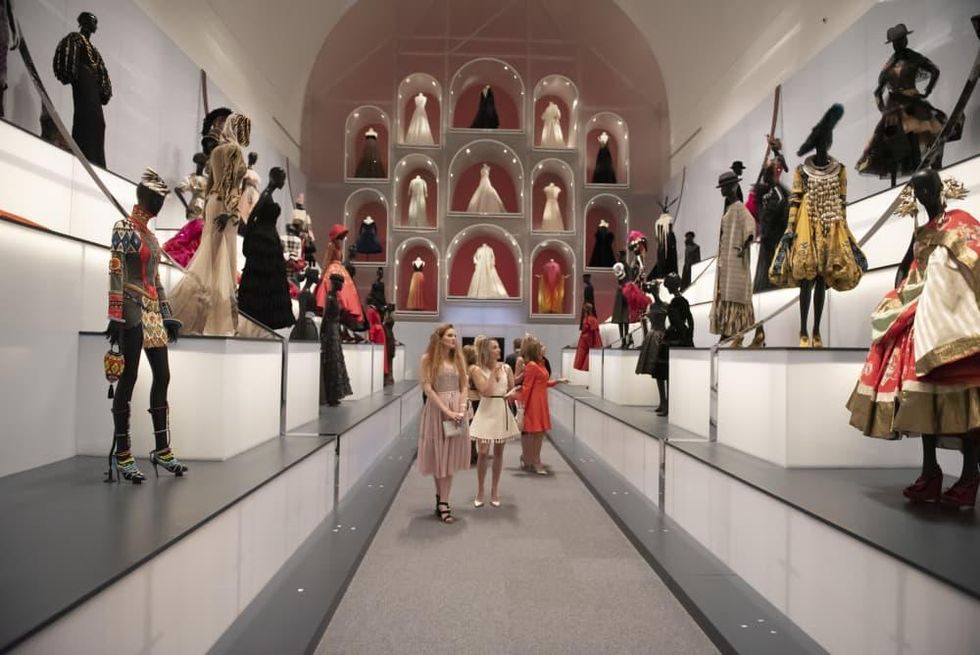 Guests viewing exhibition