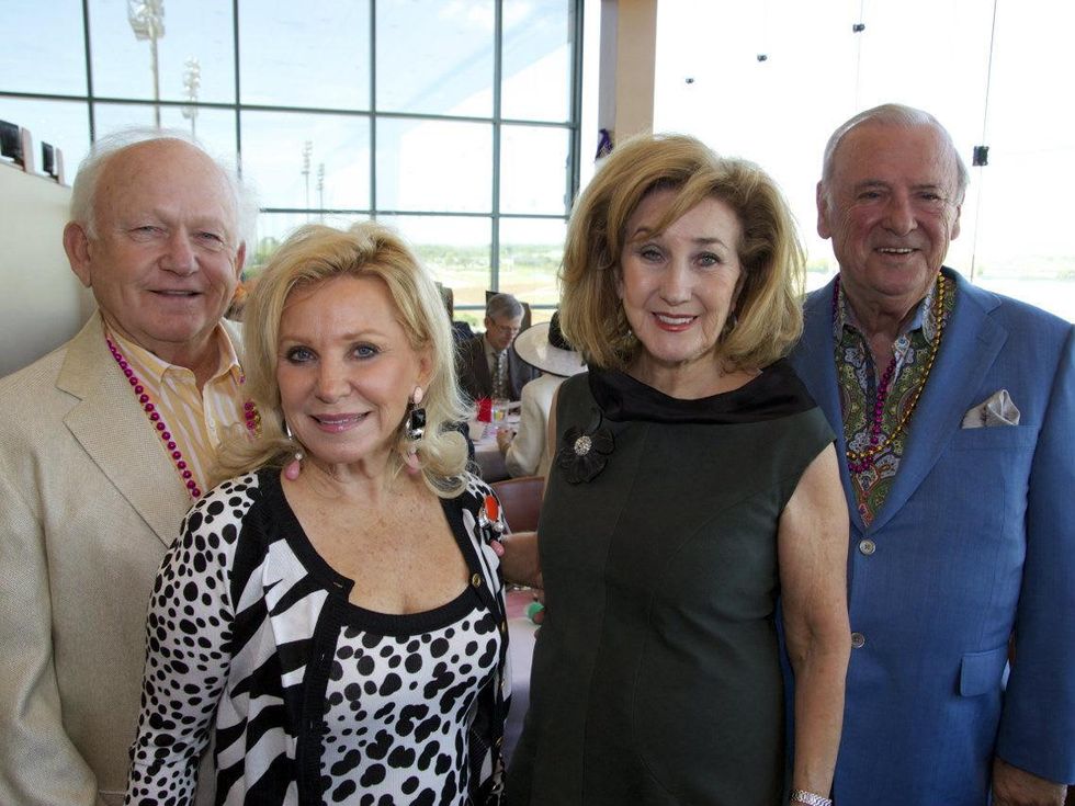 Guinn Crousen, Betsy Crousen, Doris Jacobs, Jack Jacobs at DSO derby event