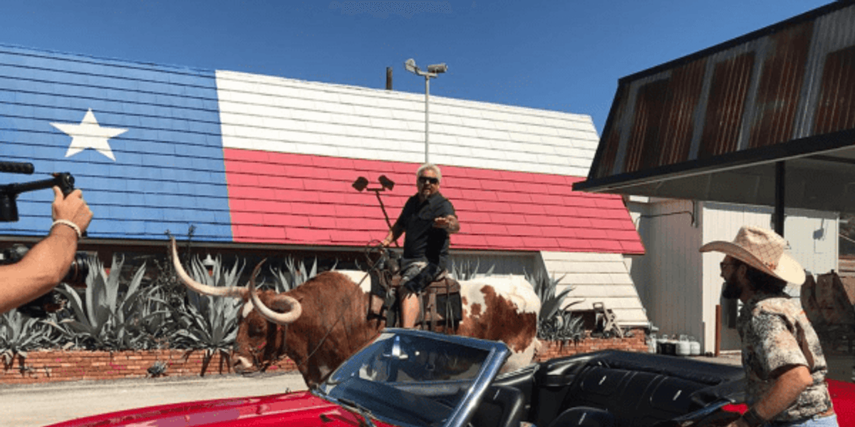 Guy Fieri's Diners, Drive-ins, and Dives is taping in Dallas this week