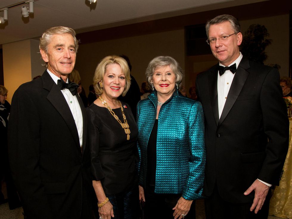 Guy Griffeth, Louise Griffeth, Dee Wyly, Terry Van Wilson, Flora Award