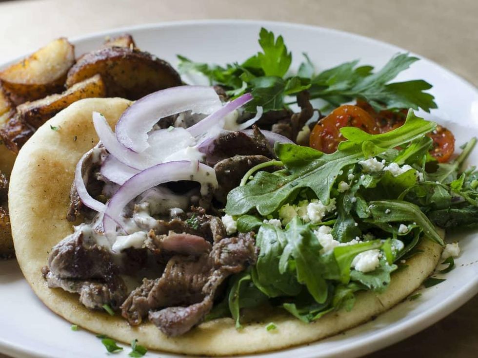 Gyro at Ziziki's restaurant in Dallas