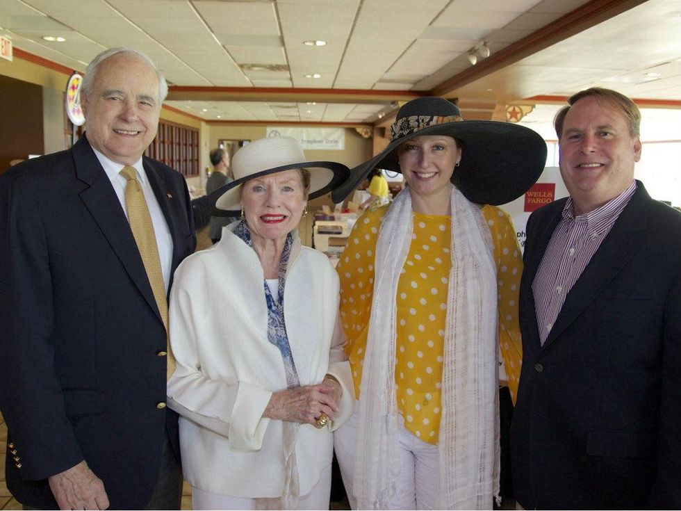 H.M. Hailey, Maryilyn Hailey, Leslie Hensch, Carl Hensch at DSO derby event