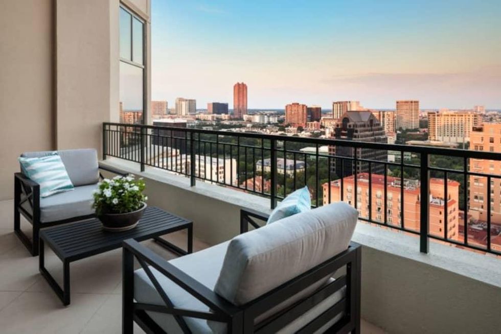 Hall penthouse 2828 Hood St.