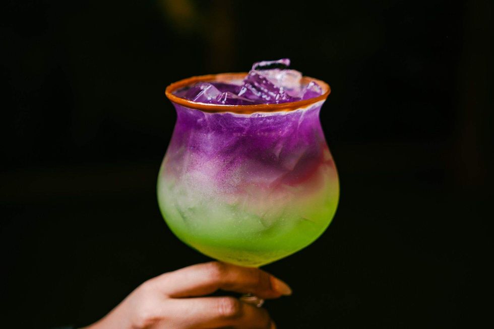 Halloween cocktail