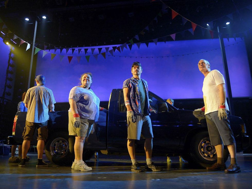 Hands on a Hardbody about a competition in Longview, Texas