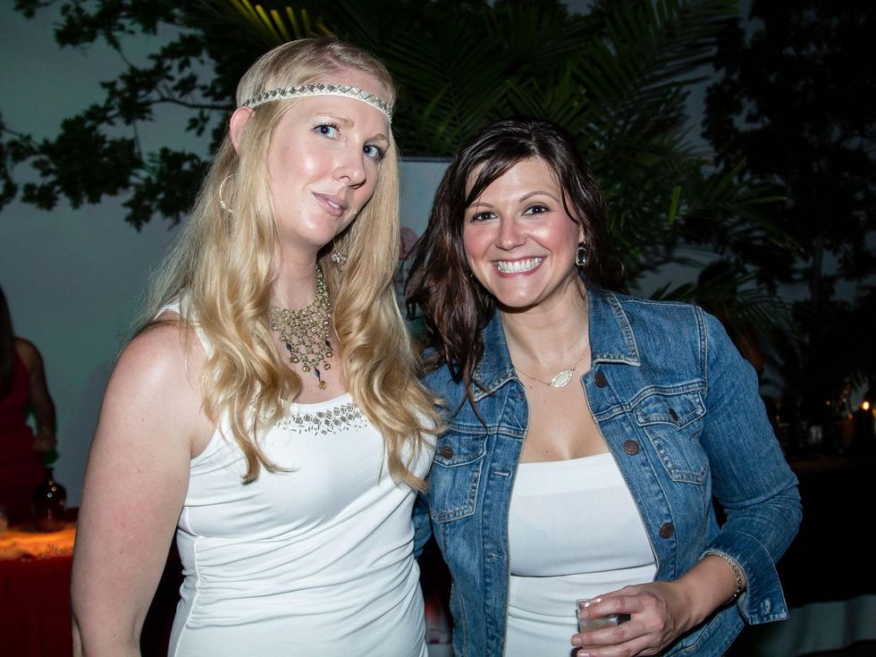 Hannah Huff, Rebecca Cooner, White Party