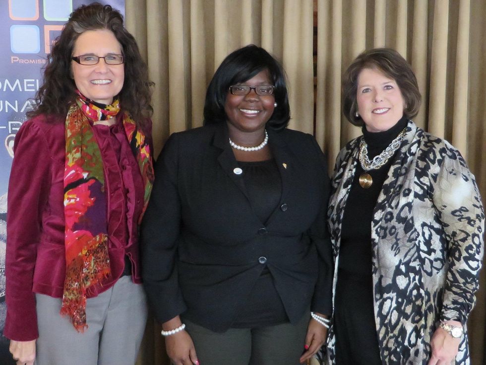 Harriet Boorhem, Anita Crethers, Judy Wright, Promise House donor luncheon