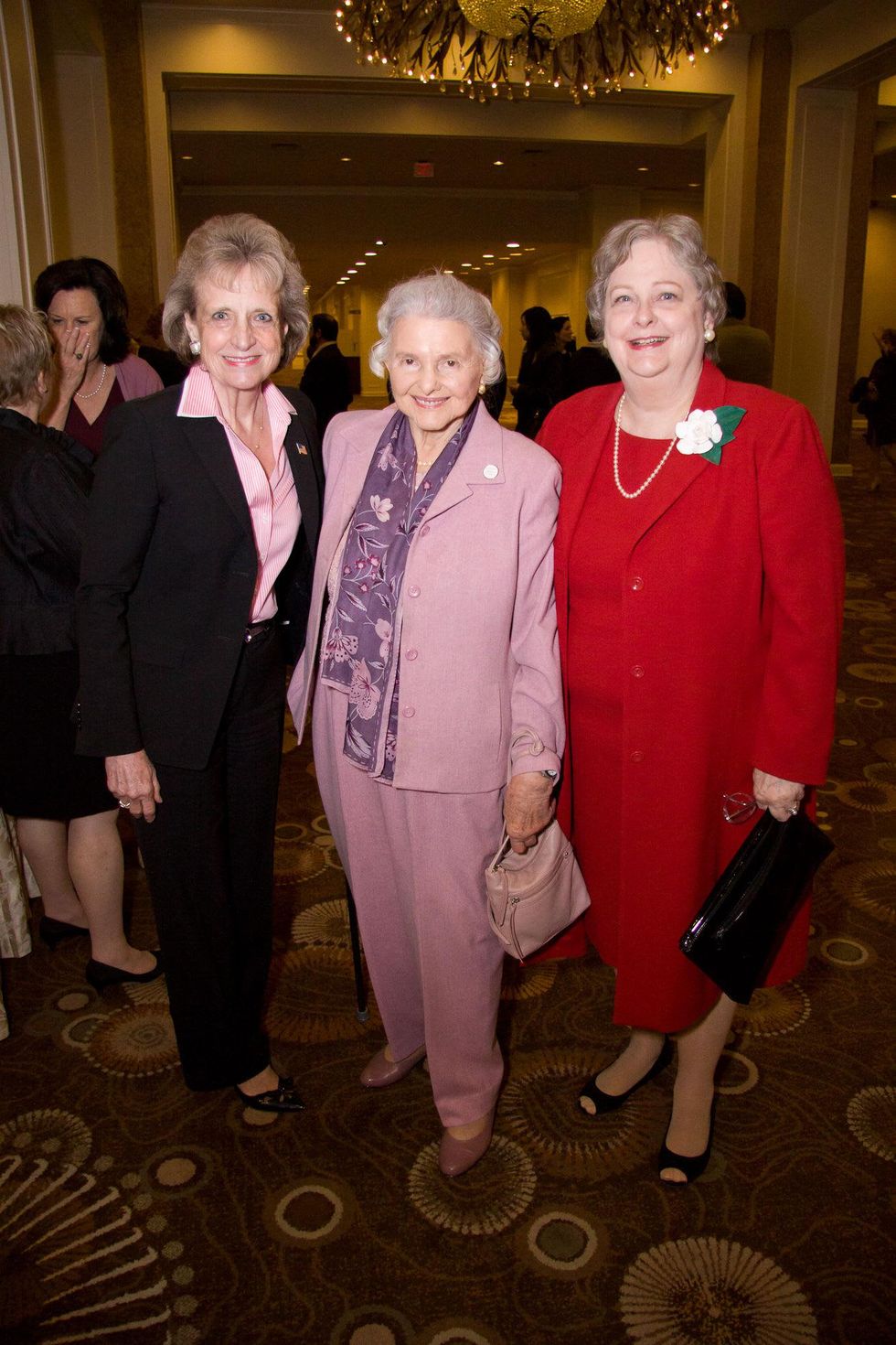 Harriet Miers, Caroline Rose Hunt, Charlene Howell