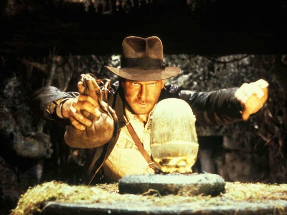 Harrison Ford as Indiana Jones in Raiders of the Lost Ark