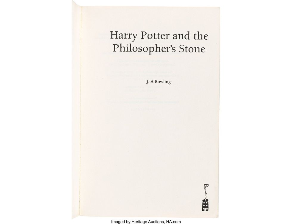 Harry Potter and the Philospher's Stone book