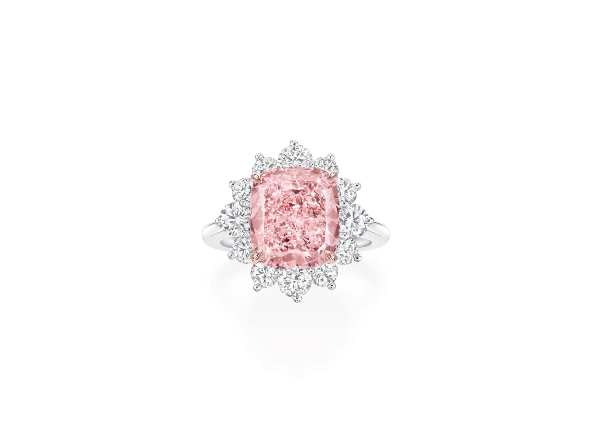 Harry Winston pink diamond ring