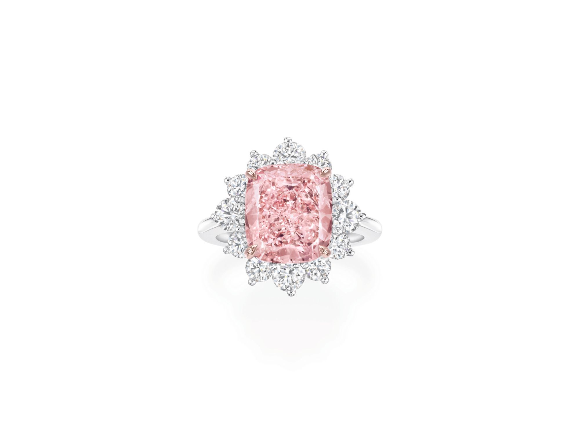 Harry Winston pink diamond ring