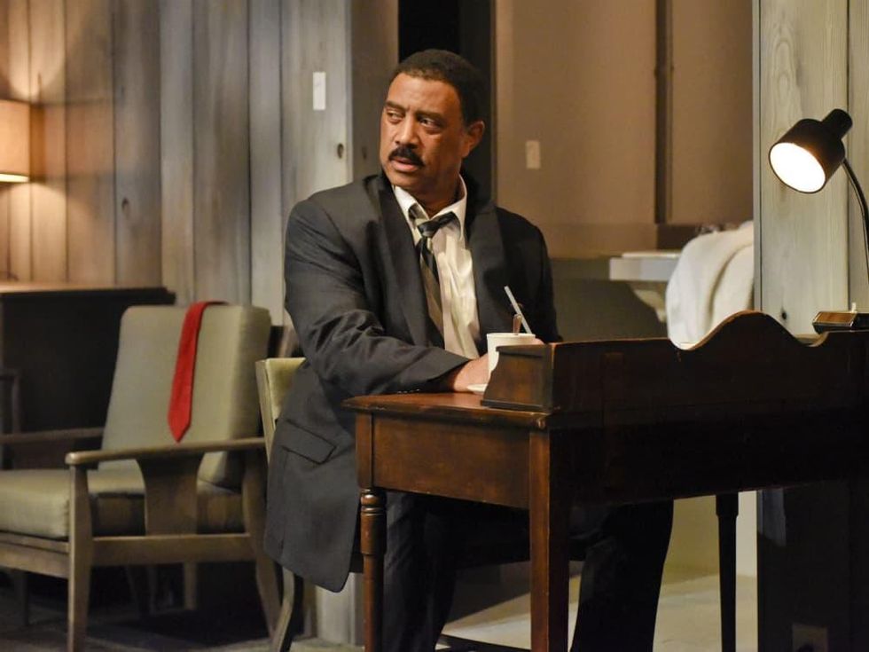 Hassan El-Amin in Dallas Theater Center's The Mountaintop