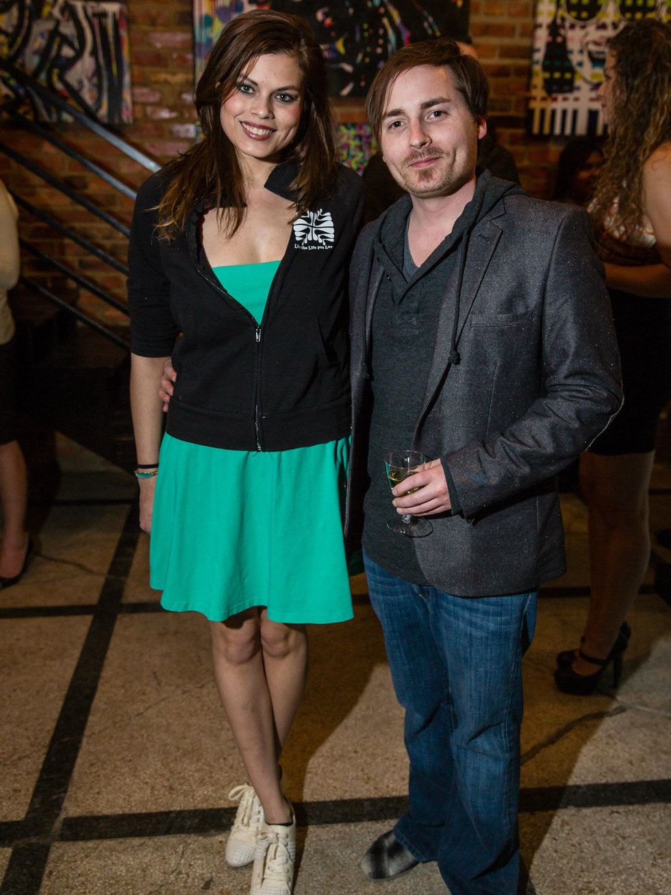Heather Eliz, Joseph Obert, lash loft grand opening