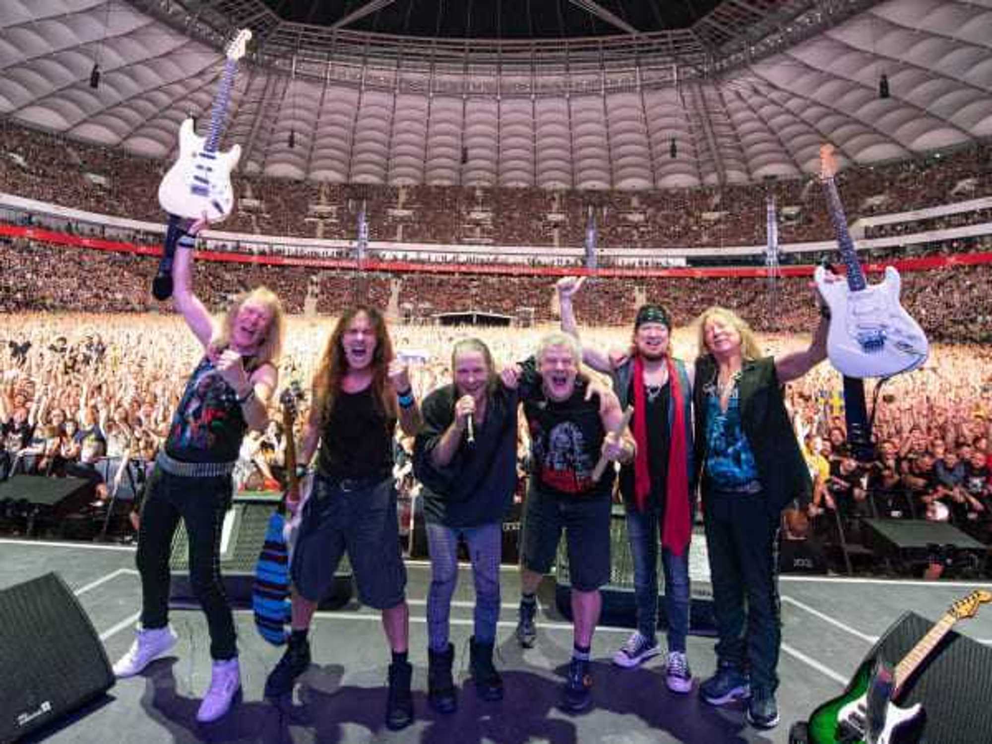 Heavy metal band Iron Maiden