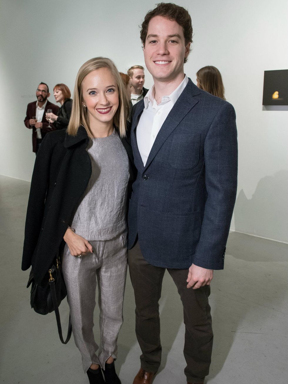 Helen Hill, Coleman Hubbard, DMA Junior Associates Holiday Party