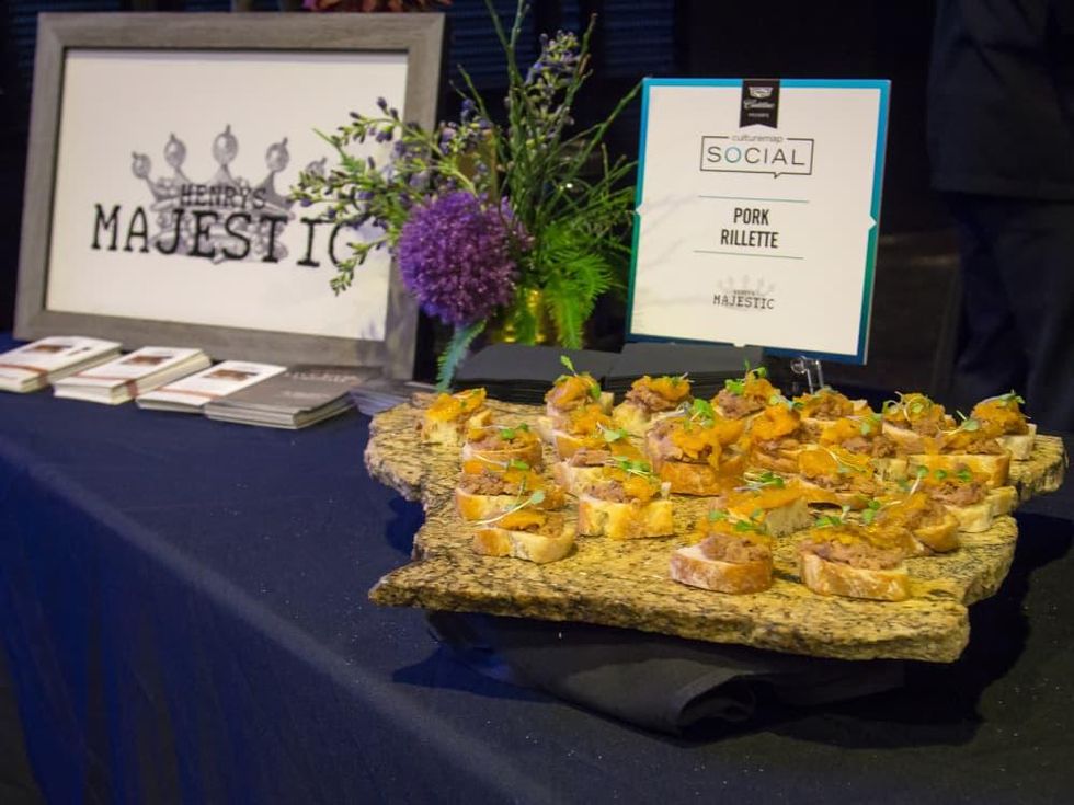 Henry's Majestic pork rillette at CultureMap Dallas Music Social 2015