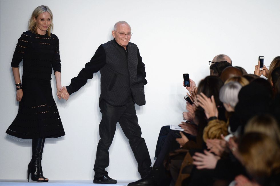 Herve Leger fall 2014 collection, Lubov and Max Azria