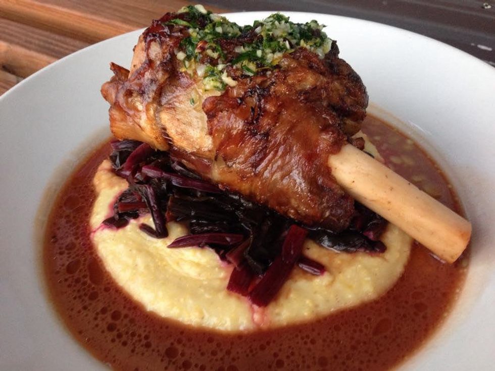 Hibiscus lamb shank