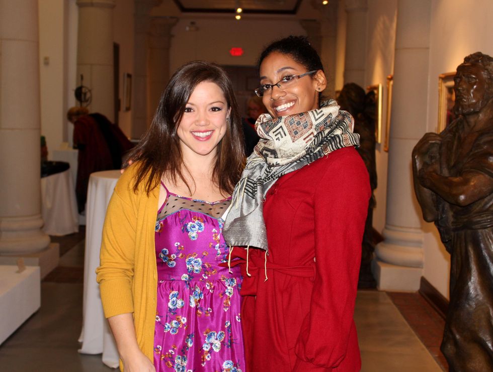 Hillary Bridgeman, Jessica McClendon, mba 8x8 party