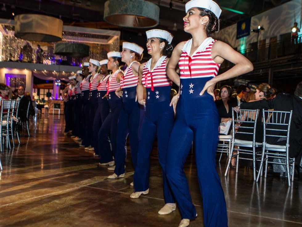 Hillcrest High School Panaders dance team, fof gala