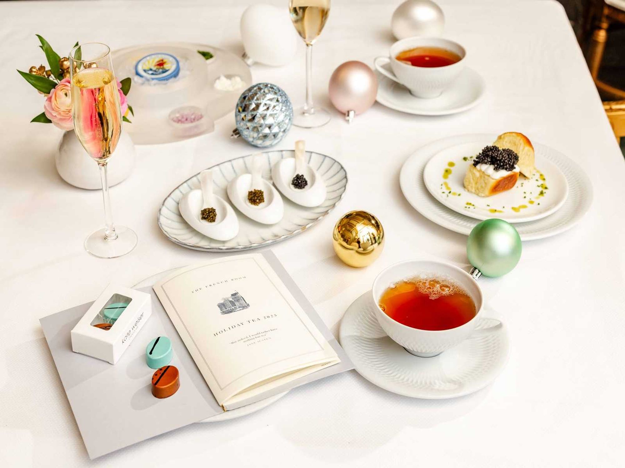 Holiday tea at The Adolphus